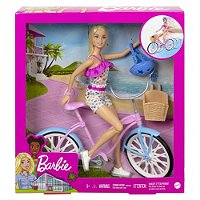 HBY28 BARBIE BICICLETA COM BONECA
