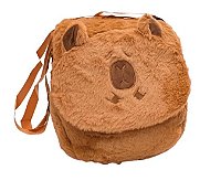 SCB183 - BOLSA ESCOLAR PELUCIA CAPIVARA