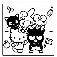 HELLO KITTY - COZY COLORING BOOK