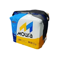 Bateria Moura 50Ah – 12V – M50ED (Caixa Alta) – Polo Direito | Original de Montadora – Livre de Manutenção – Inmetro