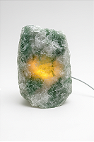 LUMINÁRIA QUARTZO VERDE BRUTO