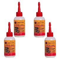 4x Óleos De Corrente Lubrificante Tectire Cera Cerâmica 60ml