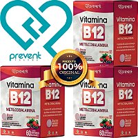 Metilcobalamina Vitamina B12 C/60 Cp Frutas Vermelhas Prevent Pharma