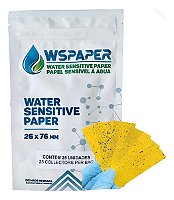 PAPEL SENSIVEL A AGUA 26X76MM PACOTE 50UN.