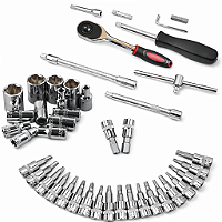 Kit Ferramentas 46 Peças com Maleta