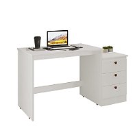 Escrivaninha Office - Branco/Branco