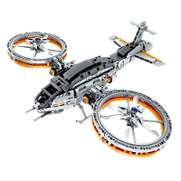 A Nave Espacial StarFighter 44 cm - Blocos de Montar