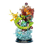 Diorama Pokémon Ash - Pokémon Evolution