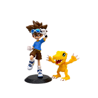 Diorama Tai e Agumon - Digimon Adventures