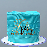 Aplique Para Bolo - Feliz Aniversário