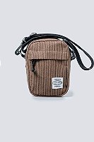 Shouder Bag Chronic Veludo Cotelê - Marrom