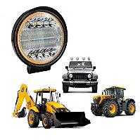 FAROL DE MILHA COM SETA 7D 38 LEDs 114W OFF ROAD LT1011