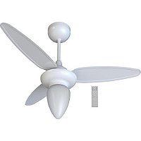 Ventilador de Teto Ventisol Wind 3 Pás Branco Bivolt