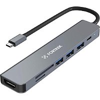 Hub USB-C 7 Portas Fortrek DC75