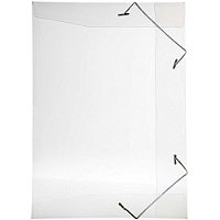 Pasta ABA Elastica Plastica Mini Oficio Delloline Cristal PCT.C/10