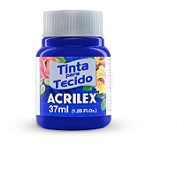 Tinta para Tecido Fosca 37ML Azul Ultramar Duzia