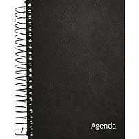 Agenda Permanente Espiral CD Preta 160FL