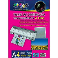 Plastico para Plastificacao Filme A4 Holog.laminacao Frio PCT.C/20