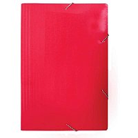 Pasta ABA Elastica Papel Oficio Vermelha PCT.C/20