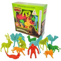 Miniatura Colecionavel Zoologico C/18FIGURAS e Cercas