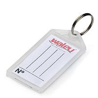 Chaveiro C/100 + 100 Etiquetas Branco CX.C/100