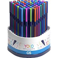 Caneta Esferografica CIS Yolo 0.7MM 10 Cores DP.C/100