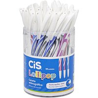 Caneta Esferografica CIS Lollipop 0,5MM 6CORES POTE-50