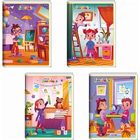 Caderno Brochura 1/4 Jandainha 96 Folhas PCT.C/10