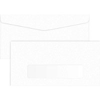 Envelope Oficio 114X229 75G Branco com Janela CX.C/1000
