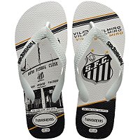 Chinelo Havaianas Licenciado TOP Santos 41/2 Branco PAR