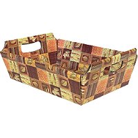 Cesta de Papel Estampada PQ 9X22X15CM PCT.C/10