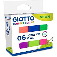 Tinta Guache 015ML Giotto 6 Cores Neon