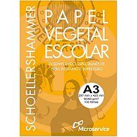 Papel Vegetal A3 60/65G 297X420MM PCT.C/100