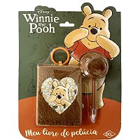 Livro Brinquedo Ilustrado Pooh Livro de Pelucia