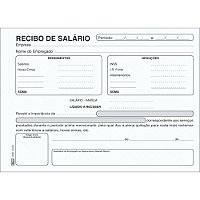 Impresso Recibo Salario 100FLS. 140X207,5MM PCT.C/10