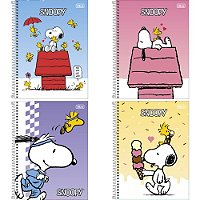 Caderno 10X1 Capa Dura Snoopy 160FLS FIT PCT.C/04