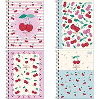 Caderno 10X1 Capa Dura Amarena 160FLS PCT.C/04