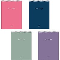 Caderno 01X1 Capa Dura Stilo TREND Topo Canhoto 80FLS PCT.C/04
