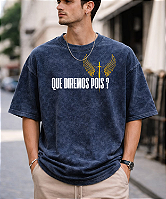 Camiseta Oversized Estampa "Que diremos nos?i"
