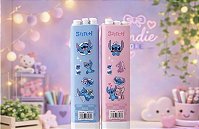 Estojo Retrátil Stitch 3 em 1 com Canetas e Lápis Infinito