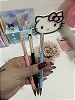 Lapiseira Cristal Premium 0.7mm – Fofa & Elegante 💖