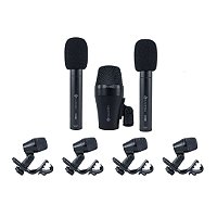 Kit KMD207 Com 7 Unidades de Microfones Kadosh Para Bateria