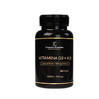 Vitamina D3 2000UI + K2 100mcg - 30 doses