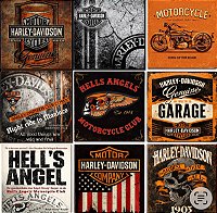 AZULEJO HARLEY STYLE KIT 9 PEÇAS