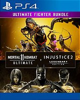 Pacote Mortal Kombat 11 Ultimate + Injustice 2 Ed Lendaria PS4 Midia Digital