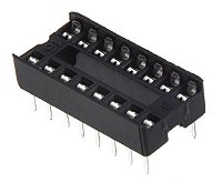 Soquete estampado * 16 pinos