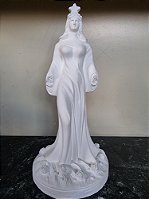 Orixá Iemanjá 30cm Gesso Cru