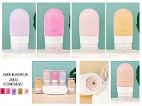 Garrafa de viagem de silicone resistente ao calor portátil de silicone