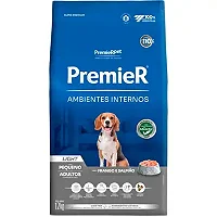 Ração Premier Pet Ambientes Internos Cães Adultos Light 2,5Kg