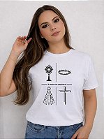 CAMISA "É LINDO SER CATÓLICO” 100% ALGODÃO FIO 30.1 PREMIUM